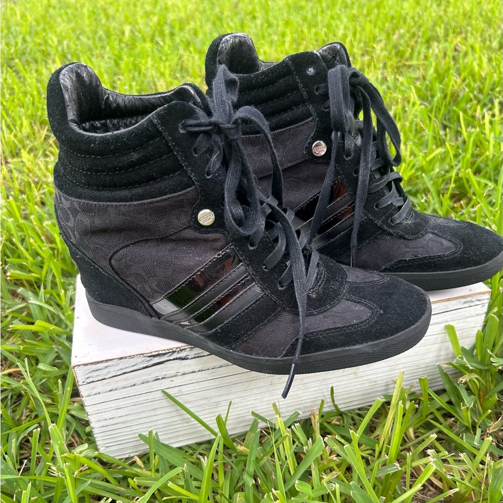 Coach Alara Black Heeled - Picture 1 of 9